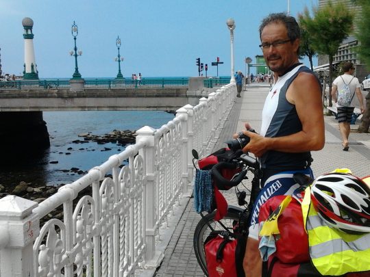 Fietsreis fietsbedevaart fietsblog reisverslag review Santiago de Compostela San Sebastian