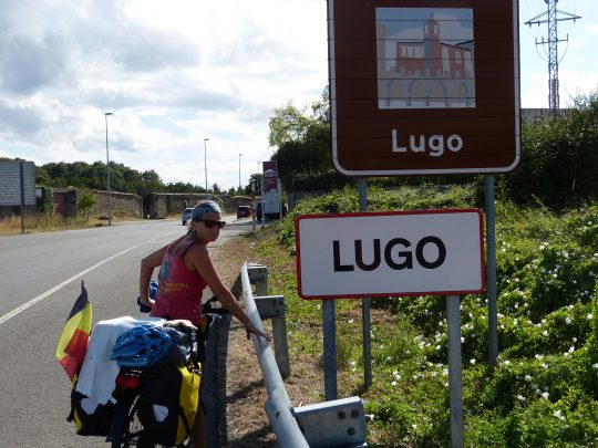 Fietsreis fietsbedevaart fietsblog reisverslag review Santiago de Compostela Camino del Norte Lugo
