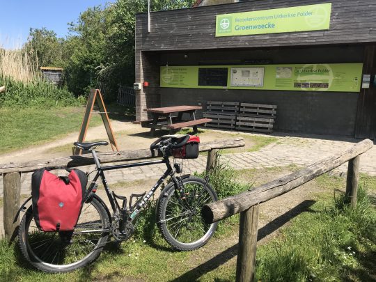 Fietsroute fietsblog Gentele review Uitkerke polders bezoekerscentrum