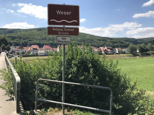 Fietsreis fietsblog review Weser weserradweg brug