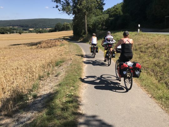 Fietsreis fietsblog review Weser weserradweg Hann.Münden Höxter fietspad