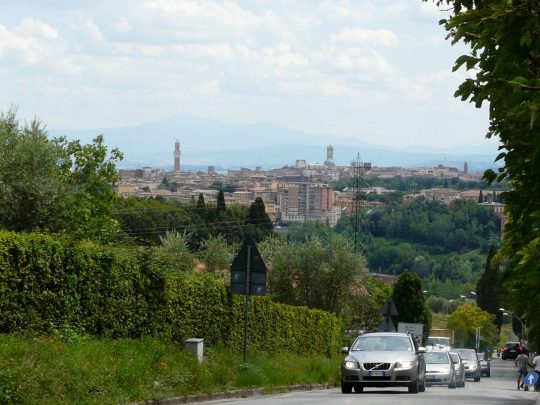 Fietsreis fietsroute review reisverslag fietsbedevaart Romereis Siena