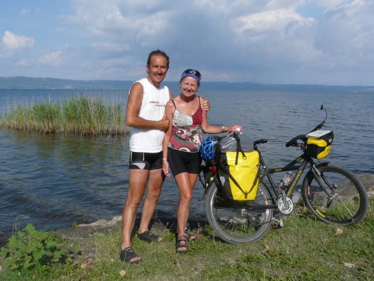 Fietsreis fietsroute review reisverslag fietsbedevaart Romereis Lago di Bolsena