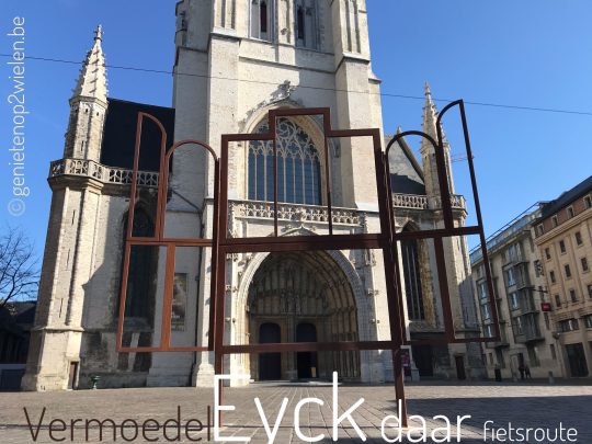 Fietsroute fietsblog review fietslus fietsverslagen Van Eyck Vermoedeleyck Sint-Baafs kathedraal