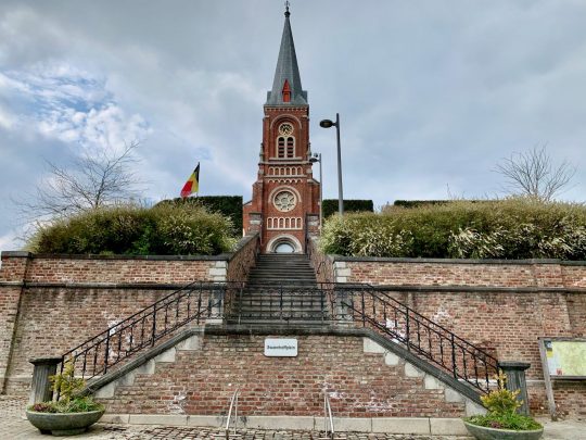 Fietsroute, fietsblog, fietsparadijs, Limburg, Groot-Gelmen, Sint-Martinuskerk