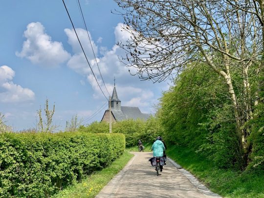 Fietsroute, fietsblog, fietsparadijs, Limburg, Haspengouw, Bloesemroute, Buvingen
