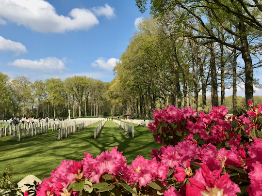 Fietsvakantie, fietsroute, fietsblog, review, Bilderberg Klavertje Vier, Veluwe, Oosterbeek, Airborne War Cemetery