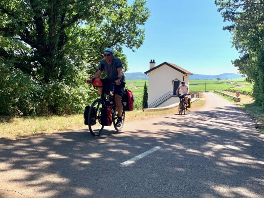 Fietsroute, fietsreis, fietsvakantie, fietsblog, review, fietsverslag, Tour de Bourgogne, Côtes de Beaune, Voie des Vignes, Puligny-Montrachet