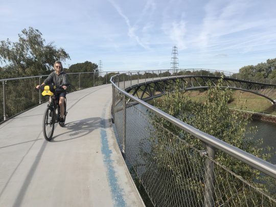 Fietsroute, fietstour, fietsuitstap, fietsblog, review, fietsverslag, Oberhausen, Rijn-Herne-kanaal, Waghalsbrücke