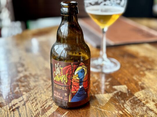 fietsblog, review, fietsverslag, fietsvakantie, fietstour, fietsroute, Deinze Bierfietsroute, Sint Canarus tripel, streekbier, Brouwerij Sint Canarus