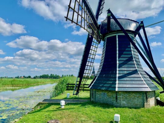 fietsblog, review, fietsverslag, fietsvakantie, fietstour, fietsroute, fietsreis, rondje Friesland, rondje Groningen, fietsen in Nederland, Workum, Ybema's Molen