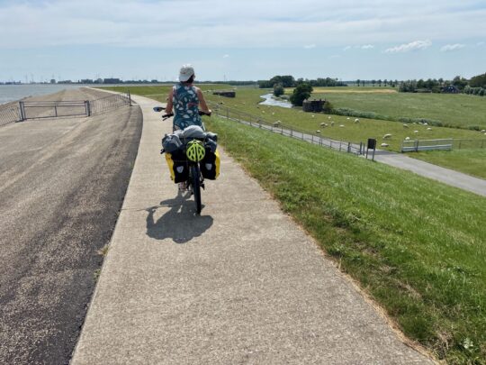 fietsblog, review, fietsverslag, fietsvakantie, fietstour, fietsroute, fietsreis, rondje Friesland, rondje Groningen, fietsen in Nederland, Eemsmonding